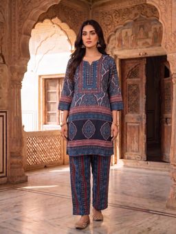 INDDUS - Women Ethnic Motifs Printed Co-Ords Set
