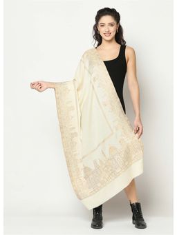 La Vastraa - Zari Figure Design Woven Stole