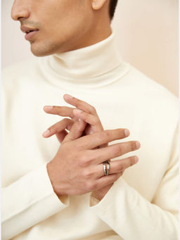 Outhouse - Oh Acuti Unisex Ring In Silver