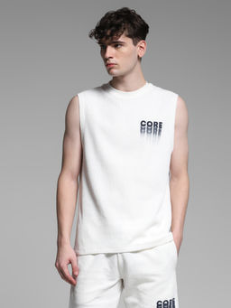Jack & Jones - White Regular Fit Tank Top