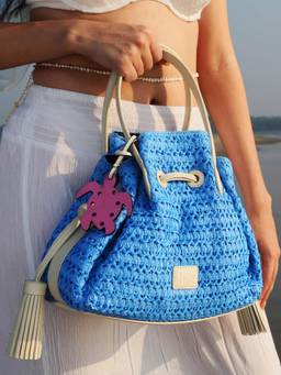 HIE - Blue Maria Handbag (S)