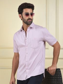 CRIMSOUNE CLUB - Men Purple Casual Shirt