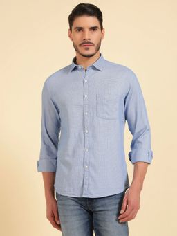 Cantabil - Men Breathable and Soft with Color Fastness Regular Fit Casual Shirt