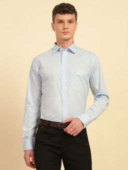Cantabil - Men Blue Regular Fit Shirt