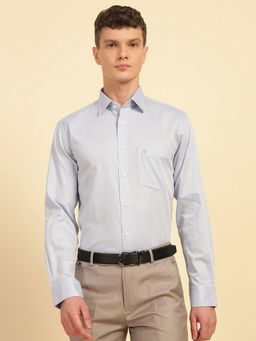 Cantabil - Men Blue Regular Fit Shirt