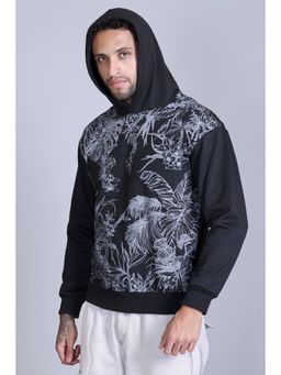 Obaan - Men Winter Wear Black Full Sleeve Hoodies