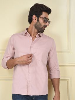 CRIMSOUNE CLUB - Men Pink Casual Shirt