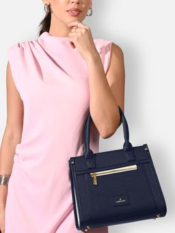 Lavie Luxe - Women's Sasha25 Satchel with Detachable Strap (Navy) (M)