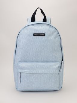 Tommy Hilfiger - Logo Blue Nylon Backpack