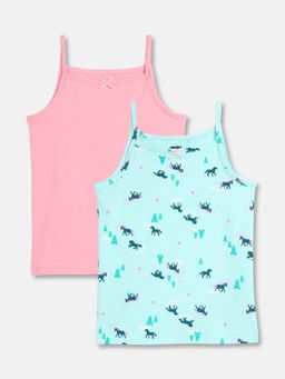 mackly - Soft Stretchable & Lightweight Girls Cotton Camisoles (Pack of 2)