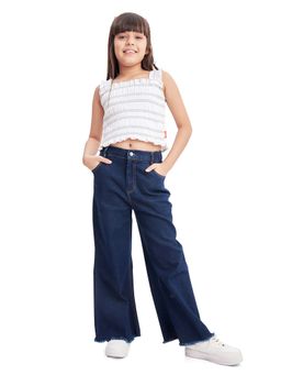 Olele - Girls Wide Leg Baggy Jeans