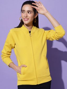 Tab91 - Womens Core Zipper Yellow
