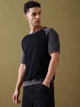 DILLINGER - Men Raglan Black T-Shirt