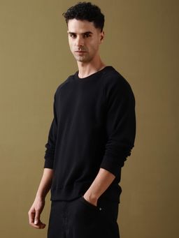 DILLINGER - Men Over Sized Black Raglan T-Shirt