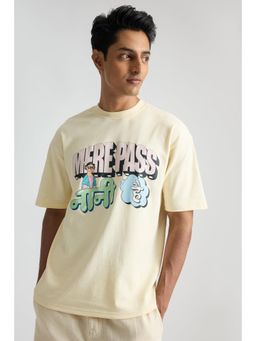 FREAKINS - Mens Yellow Mere Pass Nani Hai T-Shirt