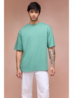 FREAKINS - Mens Watch and Judge Cat Green T-Shirt