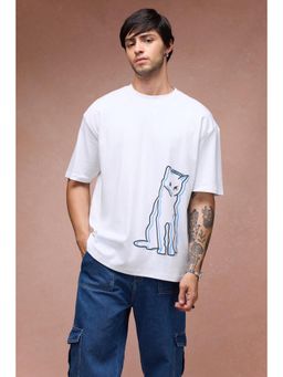 FREAKINS - Mens I Am Lonely and Have Nobody White T-Shirt