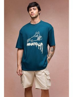 FREAKINS - Mens Whatever Blue T-Shirt