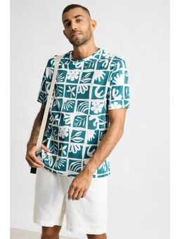 FREAKINS - Printed Mens T-Shirt Floral Paradise