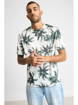 FREAKINS - Printed Mens T-Shirt Tropical Sunset