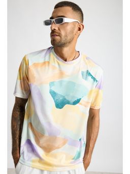 FREAKINS - Printed Mens T-Shirt Hypnotic Hues