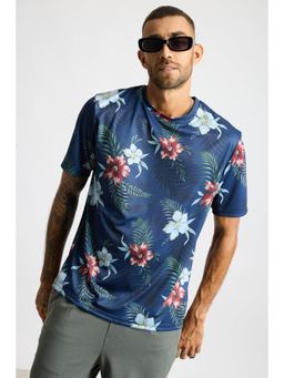 FREAKINS - Printed Mens T-Shirt Mystic Floral