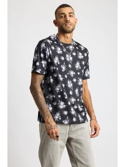 FREAKINS - Printed Mens T-Shirt Roses