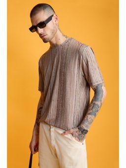 FREAKINS - Printed Mens T-Shirt Earthy