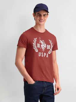 U.S. Polo Assn. Denim Co. - Mens Rust Printed T-Shirt