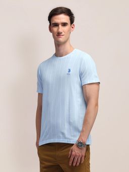 U.S. POLO ASSN. - Mens Blue Stripes T-Shirt