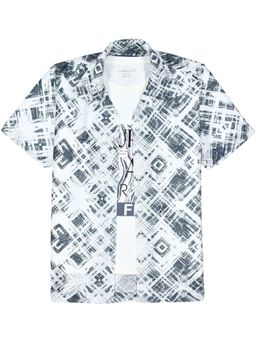 CHARCHIT - Black Cotton Printed Shirt With T-Shirt