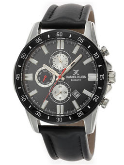 Daniel Klein - Analog Black Dial Men's Watch-DK.1.12474-1