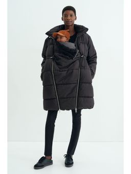H&M - Women Black Mama Before & After Babywearing Puffer Coat