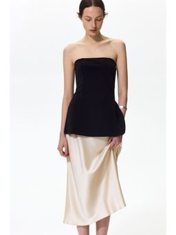 H&M - Women Beige Midi Skirt