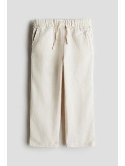 H&M - Boys & Girls Beige Linen Trousers