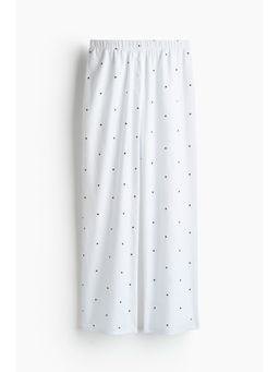 H&M - Women White Cotton Pyjama Bottoms