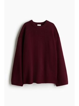 H&M - Women Red Oversized Jumper
