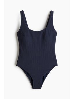 H&M - Women Blue Padded-Cup Swimsuit