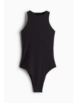 H&M - Women Black Sports Swimsuit With Lycra
