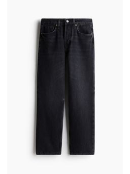 H&M - Women Black Straight Regular Ankle Jeans