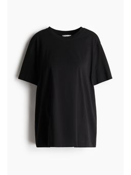 H&M - Women Black MAMA Loose-Fit T-Shirt