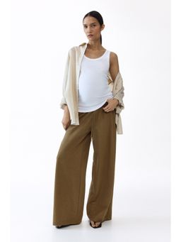 H&M - Women Green Mama Before & After Drawstring Trousers