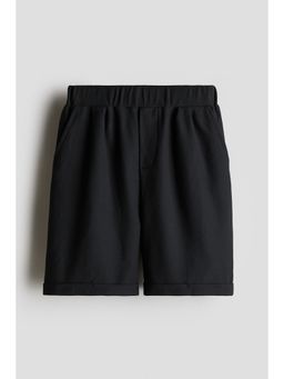 H&M - Boys Black Loose-Fit Jersey Shorts