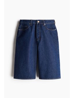 H&M - Women Blue High Knee Denim Shorts