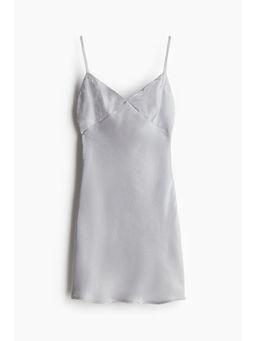H&M - Women Grey Satin Dress