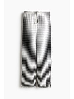 H&M - Women Blue Wide Drawstring Trousers