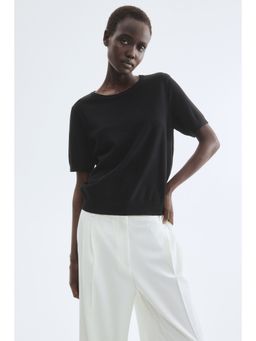 H&M - Women Black Fine-Knit Top