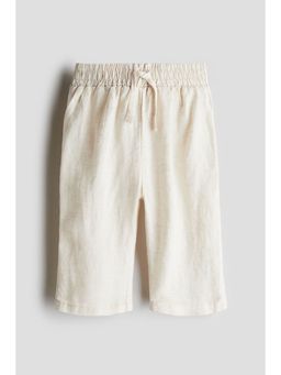 H&M - Boys & Girls Beige Linen Trousers