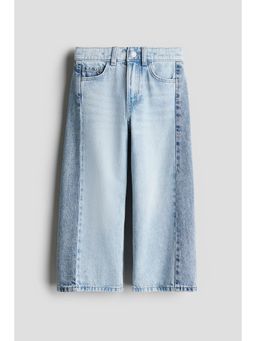 H&M - Girls Blue Wide Leg Jeans