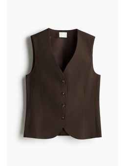 H&M - Women Brown Suit Waistcoat